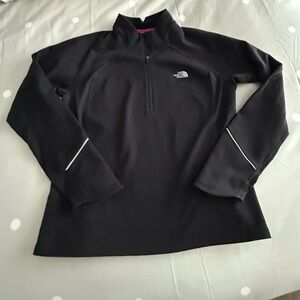 The North Face Women's Black Quarter-Zip Sweatshirt
